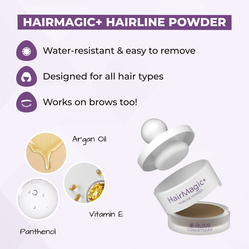 Mascara + Hairline Powder