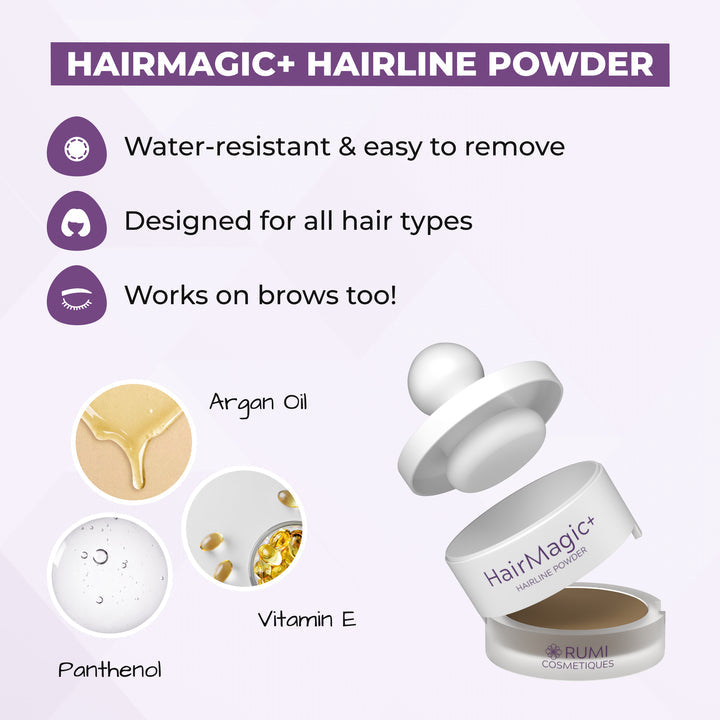 HairMagic+ Hairline Powder For Gray Roots