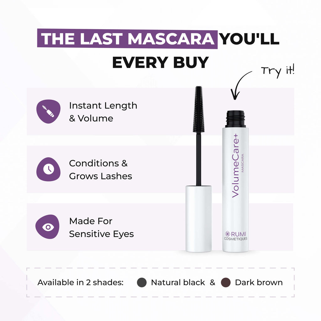 Best Seed Mascara for Mature Eyes Length & Volume, Waterproof