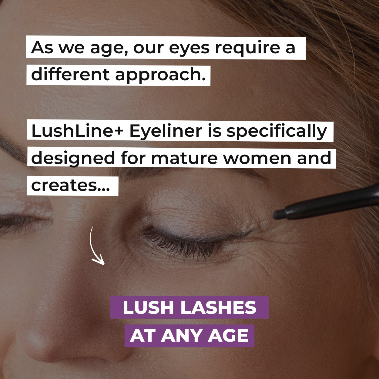 Mascara + Eyeliner + Hairline Powder